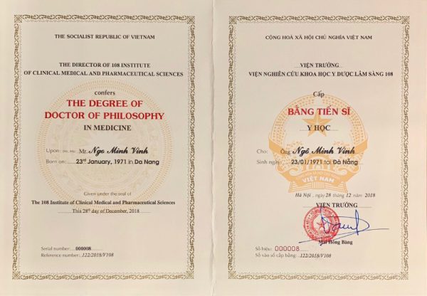 Để hoàn thành chương trình cần từ 3 - 4 năm nghiên cứu