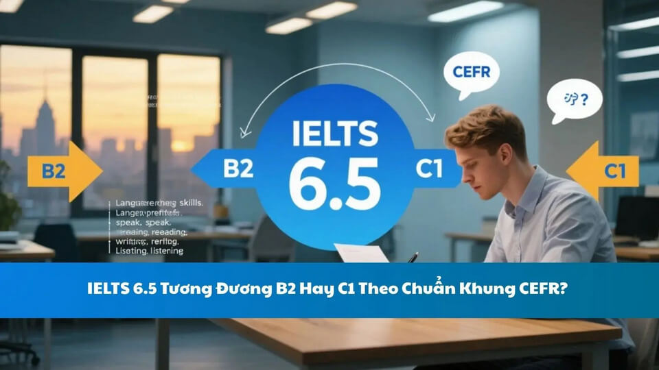 6.5 IELTS là B2 hay C1? IELTS 6.5 là B2