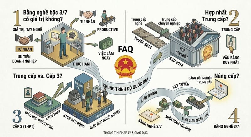 Giải đáp các câu hỏi thường gặp về bằng công nhân kỹ thuật bậc 3